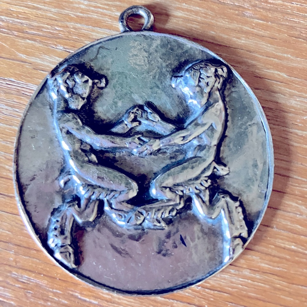 Vintage Gemini Twins Pendant